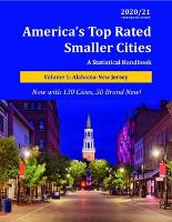 Book Cover for America's Top-Rated Smaller Cities, 2020/21 by David Garoogian