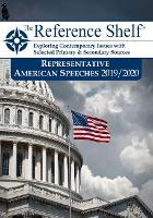 Book Cover for Reference Shelf: Representative American Speeches, 2019-20 by HW Wilson