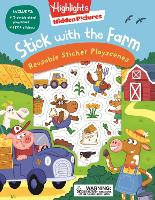 Book Cover for Stick With the Farm Hidden Pictures Reusable Sticker Playscenes by Highlights