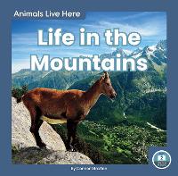 Book Cover for Animals Live Here: Life in the Mountains by Connor Stratton