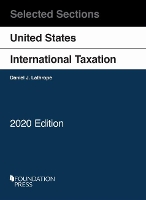 Book Cover for Selected Sections on United States International Taxation, 2020 by Daniel J. Lathrope