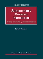 Book Cover for Adjudicatory Criminal Procedure, 2020 Supplement by Roger A. Fairfax Jr.