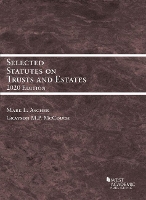 Book Cover for Selected Statutes on Trusts and Estates, 2020 by Mark L. Ascher, Grayson M.P. McCouch