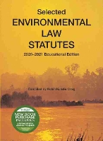 Book Cover for Selected Environmental Law Statutes by Robin Kundis Craig