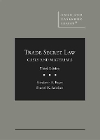 Book Cover for Trade Secret Law by Elizabeth A. Rowe, Sharon K. Sandeen