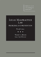 Book Cover for Legal Malpractice Law by Vincent R. Johnson, Susan Saab Fortney