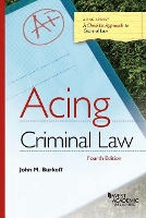 Book Cover for Acing Criminal Law by John M. Burkoff