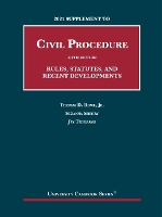 Book Cover for 2021 Supplement to Civil Procedure, Rules, Statutes, and Recent Developments by Thomas D. Rowe Jr., Suzanna Sherry, Jay Tidmarsh