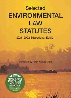 Book Cover for Selected Environmental Law Statutes, 2021-2022 Educational Edition by Robin Kundis Craig