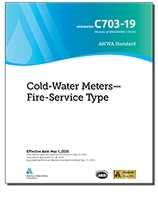 Book Cover for C703-19 Cold-Water Meters by American Water Works Association