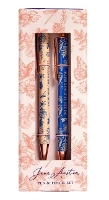 Book Cover for Jane Austen: Floral Pencil and Pen Set by Insight Editions