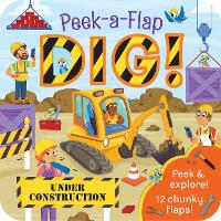 Book Cover for Peek-a-Flap Dig! by Jaye Garnett