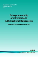 Book Cover for Entrepreneurship and Institutions by Niklas Elert, Magnus Henrekson