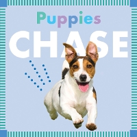 Book Cover for Puppies Chase by Rebecca Stromstad Glaser