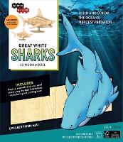 Book Cover for IncrediBuilds: Great White Sharks 3D Wood Model by Insight Editions