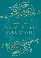 Book Cover for William Shakespeare Brevity Embellished Card by Insight Editions