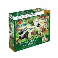 Book Cover for Rainforest Animals Jigsaw Puzzle by Insight Editions