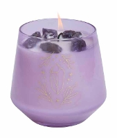 Book Cover for Amethyst Crystal Healing Scented Glass Candle by Insight Editions