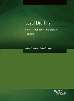 Book Cover for Legal Drafting, Process, Techniques, and Exercises by George W Kuney, Donna C Looper