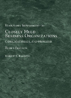 Book Cover for Closely Held Business Organizations by Robert A. Ragazzo, Frances S. Fendler