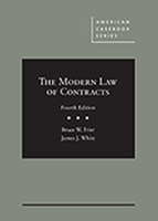 Book Cover for The Modern Law of Contracts by Bruce W. Frier, James J. White