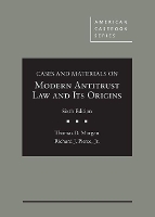 Book Cover for Cases and Materials on Modern Antitrust Law and Its Origins by Thomas D. Morgan, Richard J. Pierce, Jr.