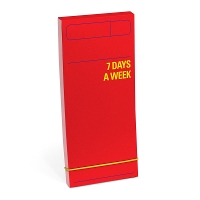 Book Cover for Knock Knock 7 Days a Week Planner (Red) by Knock Knock