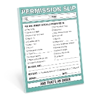 Book Cover for Knock Knock Permission Slip Nifty Note by Knock Knock