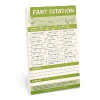 Book Cover for Knock Knock Fart Sticky Citation Pad by Knock Knock