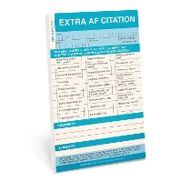 Book Cover for Knock Knock Extra AF Sticky Citation Pad by Knock Knock