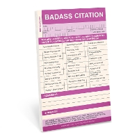 Book Cover for Knock Knock Badass Sticky Citation Pad by Knock Knock