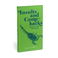 Book Cover for Knock Knock Insults & Comebacks Lines for All Occasions: Paperback Edition by Knock Knock