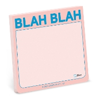 Book Cover for Knock Knock Blah Blah Sticky Note (Pastel Edition) by Knock Knock