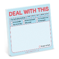 Book Cover for Knock Knock Deal with This Sticky Note (Pastel Edition) by Knock Knock