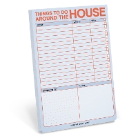 Book Cover for Knock Knock Things To Do Around the House (with magnet) Classic Pad (Pastel Version) by Knock Knock