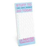 Book Cover for Knock Knock Stuff To Do Today Make-a-List Pads by Knock Knock