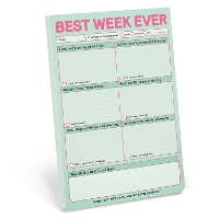 Book Cover for Knock Knock Best Week Ever Pad (Pastel Version) by Knock Knock