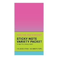 Book Cover for Knock Knock Does This Crap Ever End? Sticky Notes Variety Pack Set by Knock Knock