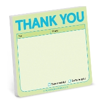 Book Cover for Knock Knock Thank You Sticky Note (Pastel Version) by Knock Knock