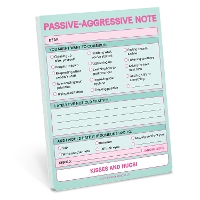 Book Cover for Knock Knock Passive Aggressive Nifty Note (Pastel Version) by Knock Knock