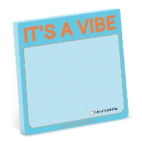 Book Cover for Knock Knock It's a Vibe Sticky Note by Knock Knock