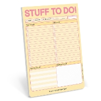 Book Cover for Knock Knock Stuff To Do Big & Sticky Notepads by Knock Knock