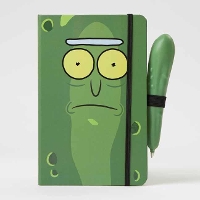 Book Cover for Rick and Morty: Pickle Rick Hardcover Ruled Journal With Pen by Insight Editions