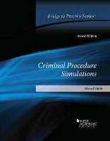 Book Cover for Criminal Procedure Simulations by Michael Vitiello