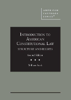 Book Cover for Introduction to American Constitutional Law: by William F Funk