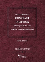 Book Cover for The Elements of Contract Drafting by George W Kuney