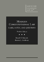 Book Cover for Modern Constitutional Law by Ronald D. Rotunda, Bennett L. Gershman