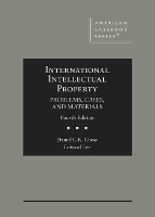 Book Cover for International Intellectual Property by Daniel C.K. Chow, Edward Lee