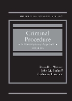 Book Cover for Criminal Procedure by Russell L Weaver, John M Burkoff, Catherine Hancock, Steve I Friedland