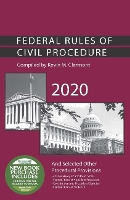 Book Cover for Federal Rules of Civil Procedure and Selected Other Procedural Provisions, 2020 by Kevin M. Clermont